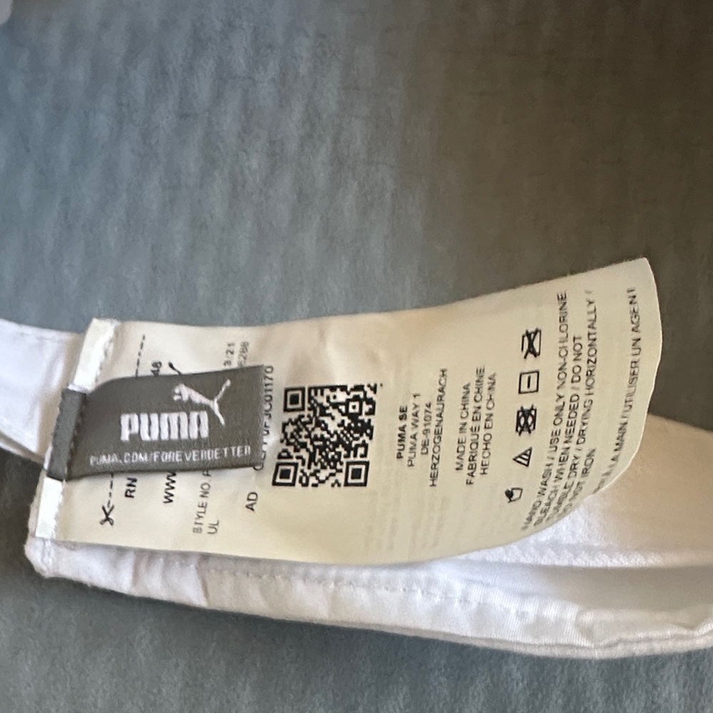 Puma Women’s White Adjustable Visor - Picture 3 of 8
